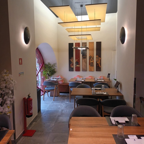 Dentro do Restaurante